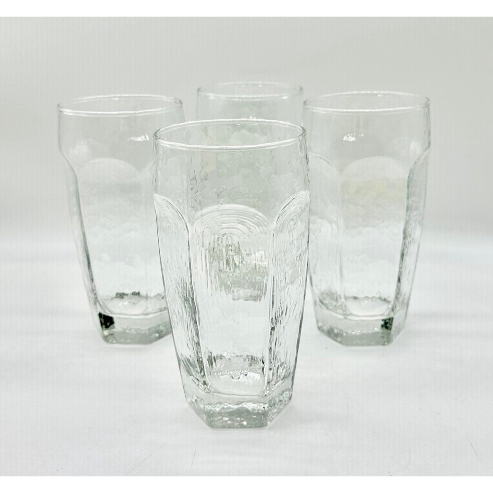 Set of 4 Libbey Chivalry 12 Ounce Beverage Glasses